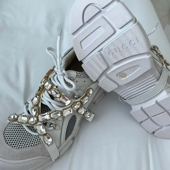 Gucci Shoes Gucci Journey Jewel Embellished Sneakers Poshmark - Main Image